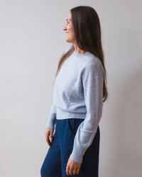 Alba L/S Crew Neck Sweater in Capri