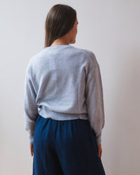 Alba L/S Crew Neck Sweater in Capri
