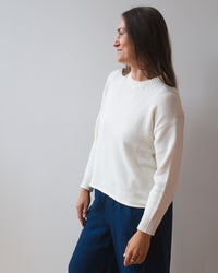 Meli L/S Sweater in Milk