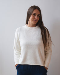Meli L/S Sweater in Milk