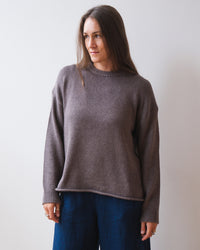 Meli L/S Sweater in Cocoa