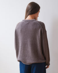 Meli L/S Sweater in Cocoa