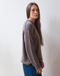 Meli L/S Sweater in Cocoa