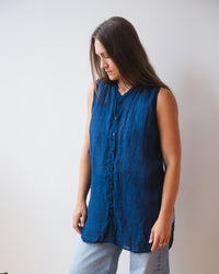 Calle Tank in Indigo