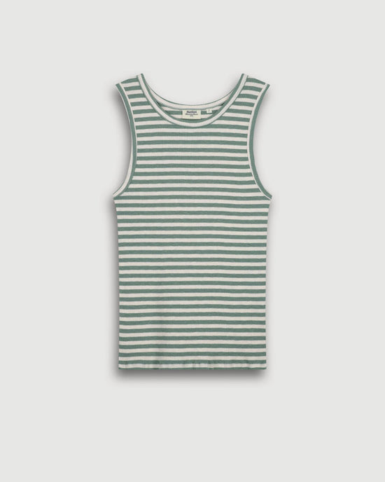 Hartford Tenest Striped Tank in Ecru & Agave 