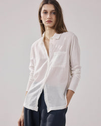 Tamy Shirt in White - Bliss Boutiques