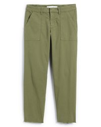 A pair of Blackrock Utility Pant in Army by Frank & Eileen against a white background.