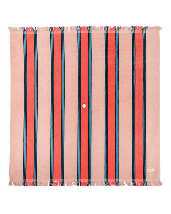 Business & Pleasure Co Beach Blanket - Bistro Dusty Pink Stripe 