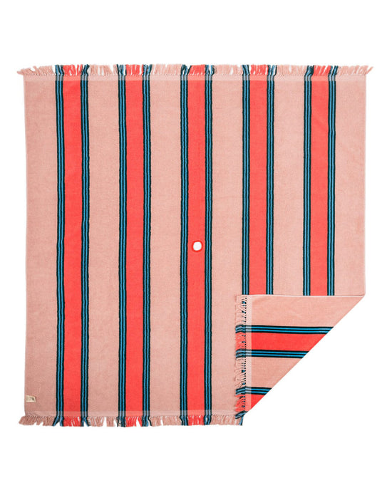 Business & Pleasure Co Beach Blanket - Bistro Dusty Pink Stripe 