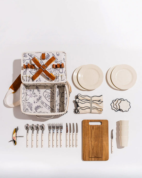 Business & Pleasure Co Picnic Set - Laurens Navy Stripe 