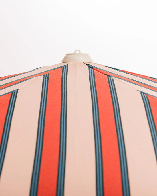Business & Pleasure Co Amalfi Umbrella - Bistro Dusty Pink Stripe 