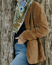 Hartford Virna Velvet Jacket in Walnut 