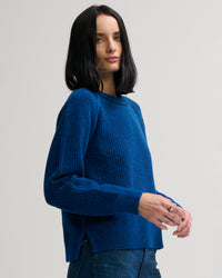 Brittany Pullover in Royal Navy