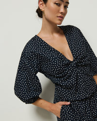 Nation LTD Celeste Top in Cabana Polka Dot 