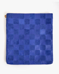Clare V. Carryall Clutch w/ Tabs - Nappa & Suede Checker in Lagoon 