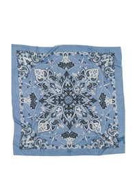 Maison Lecomte Flament Classic Cotton Bandana in Riviera 
