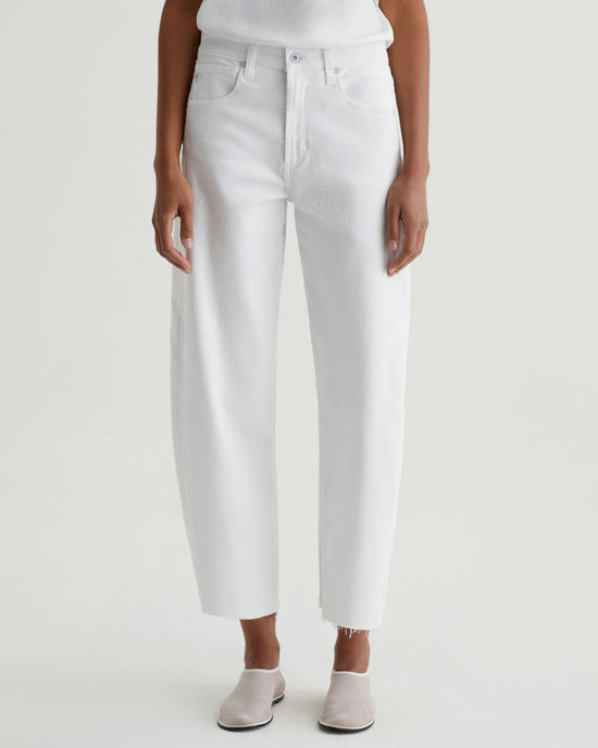 AG Jeans Hattie Crop in Gallery White 