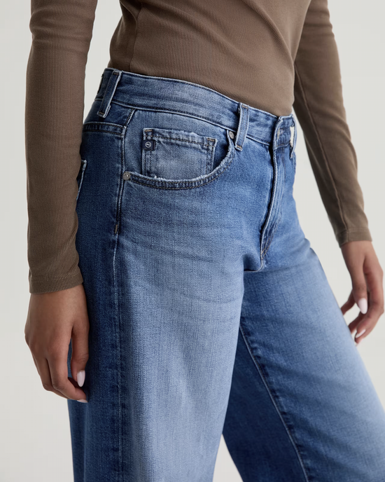 AG Jeans Adria Low Rise Wide Leg in Headline 