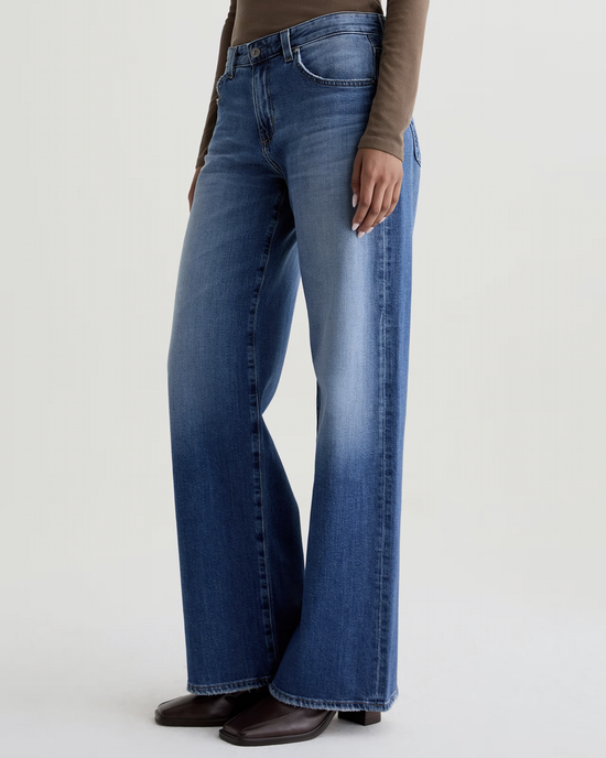 AG Jeans Adria Low Rise Wide Leg in Headline 
