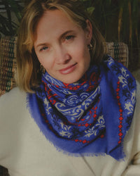 Bastille Day Wool & Cashmere Bandana