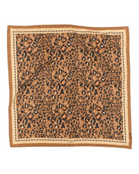 Maison Lecomte Flament Leo Cotton Bandana in Camel 