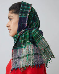 Moismont Anderson Wool Scarf No 803 in British Green 