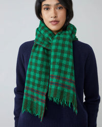 Moismont Paolo Wool Scarf No 703 in Oxford Green 