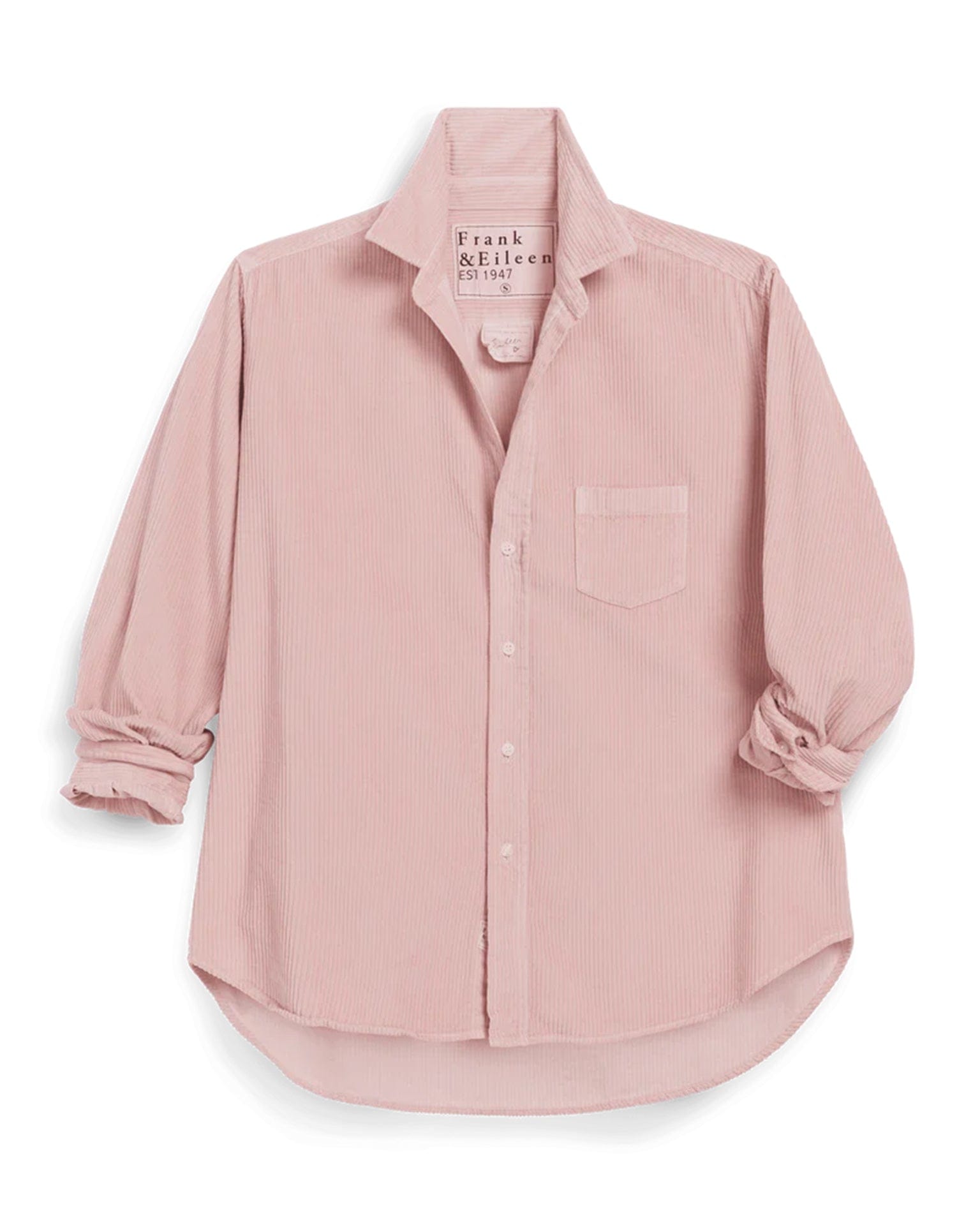 Frank & Eileen Eileen Relaxed Button Up Shirt in Dusty Pink