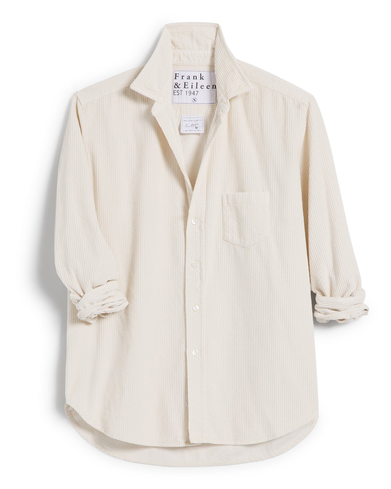 Frank & Eileen Eileen Relaxed Button Up Shirt in Vintage White