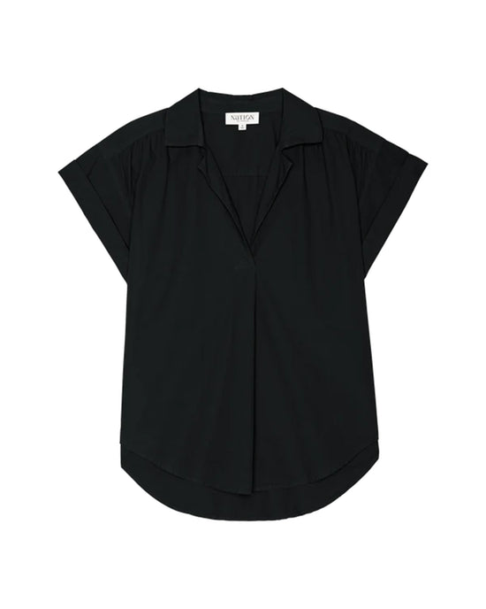 Nation LTD Elliot T-Shirt in Jet Black 