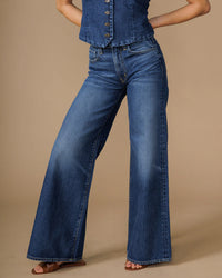 Edwin Marli Super Wide Leg in Rialto 