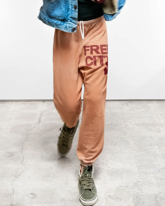 Free City FC Large Sweatpant in Canyon 