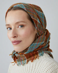 Moismont MC Lean Wool Square Scarf No 799 in Toffee 