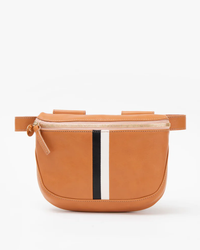 Fanny Pack in Natural Rustic w/ Blk & Crm Stripes