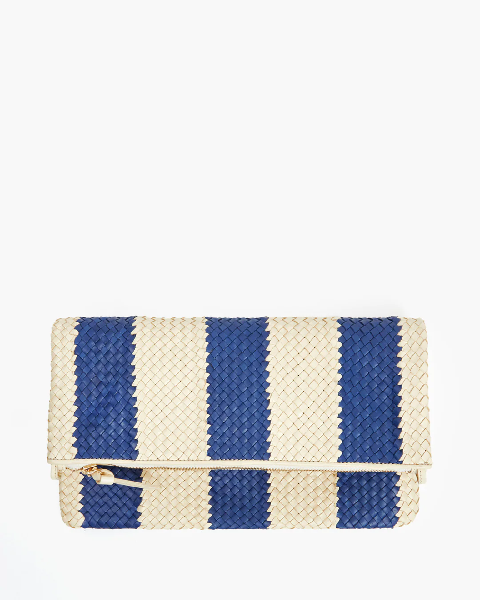 CLARE V Foldover Clutch With Tabs