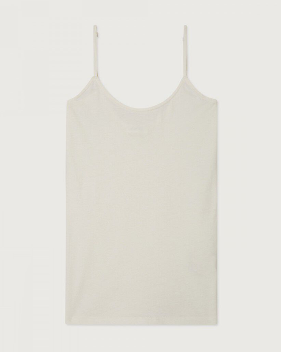 American Vintage's Gamipy Tank in Blanc displayed on a neutral background.
