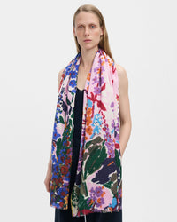 Conical Flowers Scarf in Rosa