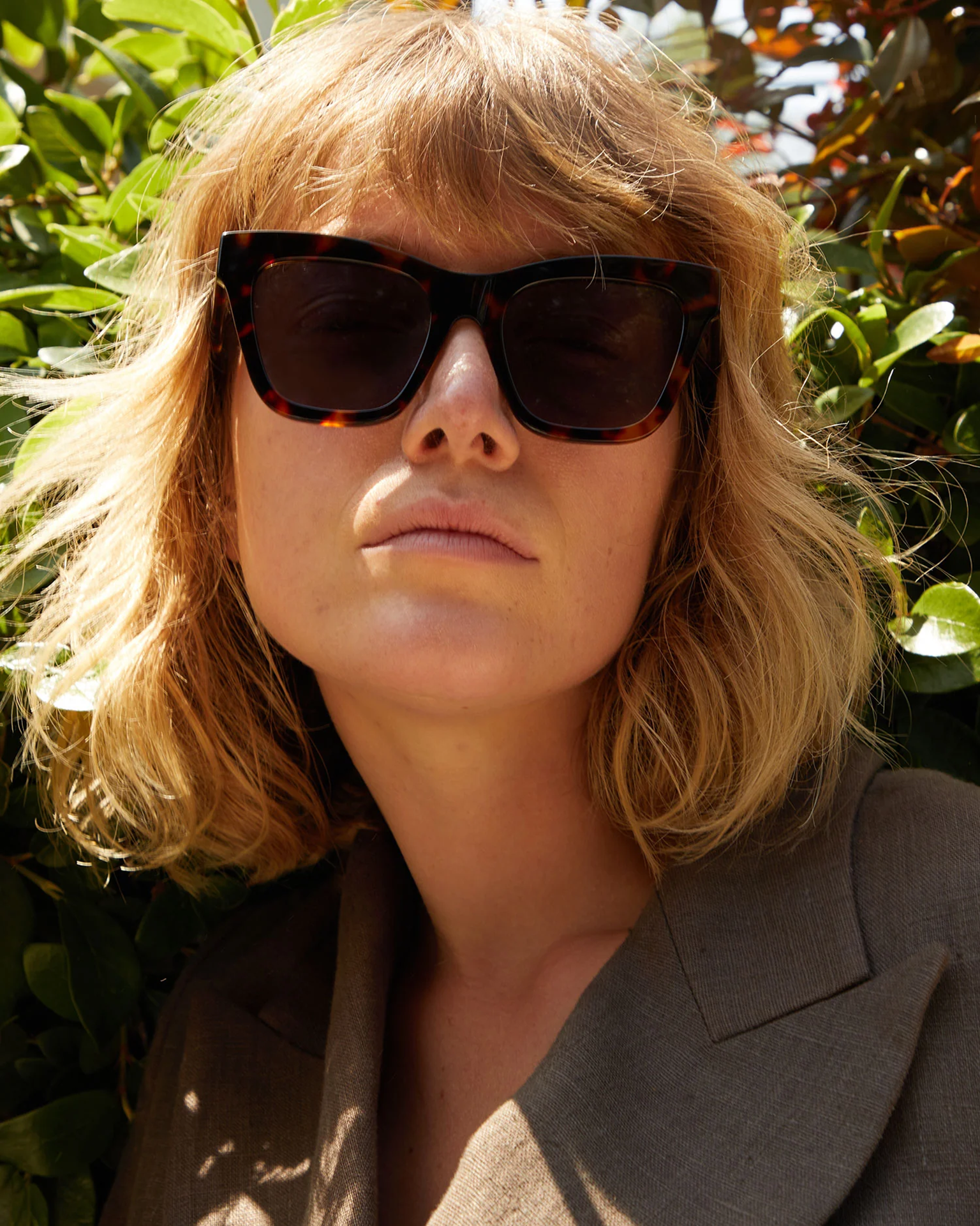 Clare V. Heather Sunglasses in Tortoise- Bliss Boutiques