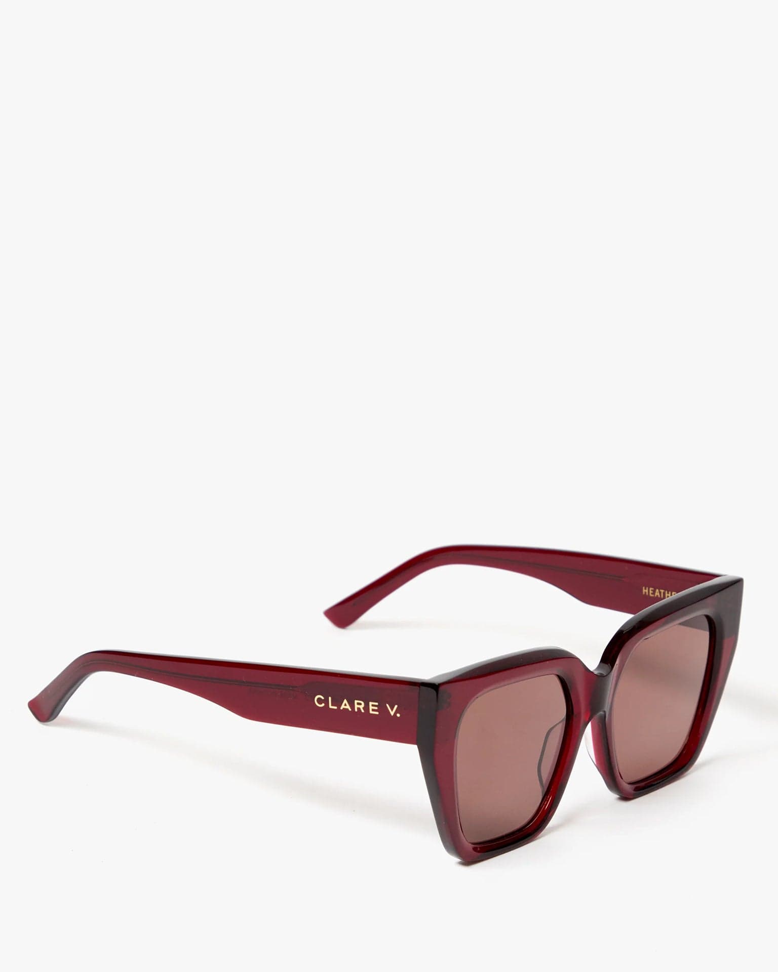 Clare V. Heather Sunglasses in Plumingo - Bliss Boutiques