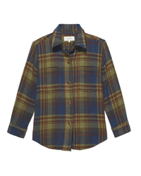 Men's The Craftsman Jacket in Sequoia Plaid by the Great isolated on white background.