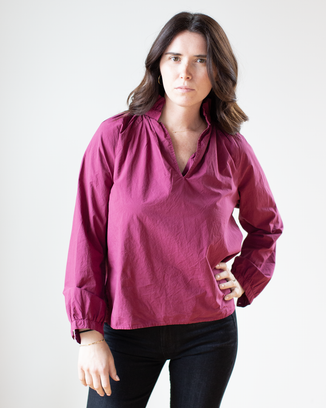 Josephine Blouse - Parachute in Mulberry
