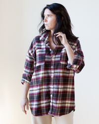 Maxwell Double Bttn Pkt Shirt in Plaid Flannel