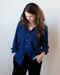 Hartford Chandler Woven Shirt in Indigo 