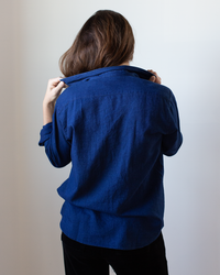Hartford Chandler Woven Shirt in Indigo 