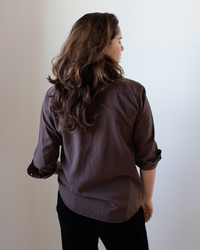 Hartford California Shirt in Chocolate 