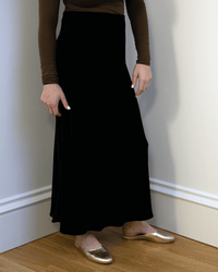 Velvet by Graham & Spencer Felicity Long Skirt in Black 