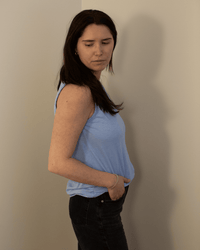Taurus Crew Tank Top in Sailboat - Bliss Boutiques