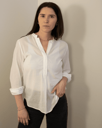 Cartoon Shirt in White - Bliss Boutiques