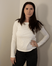 Lizzie Long Sleeve Crew Neck Top in Coconut - Bliss Boutiques