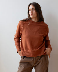 Raglan Sweatshirt in Earth Terry